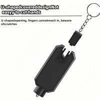 Herramienta De Emergencia Para Coche Rompe-Vidrios De Metal Fácil De Transportar Rompe Rápidamente La Ventana En Caso De Urgencia - details 8