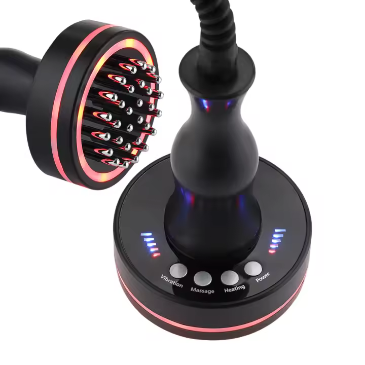 Cepillo de Drenaje de Meridianas para Masaje Corporal Anti- Celulitis con Estimulación de Vibración Eléctrica para Pérdida de Peso y Ajuste de la Piel - 1