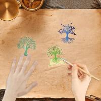 Estampado De Silicona Reutilizable De Vida Silicio Transparente Para Scrapbooking Y Diario Estampado De Sol Planta Estrella Árbol De La Vida - details 3