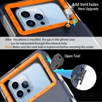[Actualización] Funda impermeable para teléfono móvil, universal, profesional, para buceo, esnórquel, surf, resistente al agua, hasta 15 m - details 1