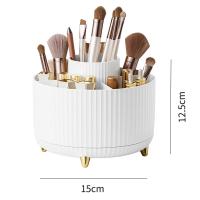 Organizador De Maquillaje Giratorio De 360 Grados Portátil Soporte Para Pinceles Y Cosméticos Caja De Almacenamiento Para Labiales Y Delineadores - details 0