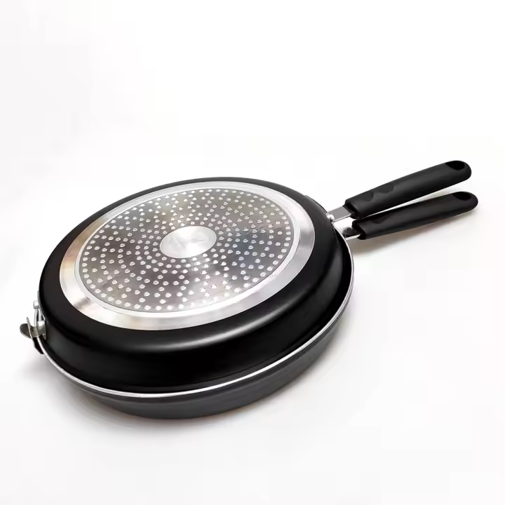 Sartén Doble Volteadora Tortilla Antiadherente para Inducción Ø24cm - Happy Friends - 1