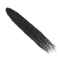 Cabello Sintético Enredado Largo 34 Pulgadas Natural Ombre Rojo Rubio Marrón Extensiones De Cabello Tejido Crochet Textura Rizada Y Enredada Suave Para Negras - details 2