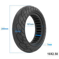 Pneumáticos Tubless 10X2.5 Para Scooter Eléctrico Ninebot Max G30 Neumático Sólido 60/70-6.5 Resistente a Explosiones Rueda Hueca De Miel Para Reparación De Scooters - details 20