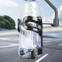 Soporte De Botella Y Espejo Para Motocicleta Montado En Manillar Soporte De Bebida Desmontable Para Viajes Y Compromisos - details 2