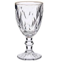 Arte Regal Set 6 Copas de vino 330 ml diamante filo oro - details 0