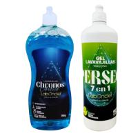 Pack Gel LAVAVAJILLAS PERSEO Laboncler 7 en 1 y CHRONOS ARTICO LAVAVAJILLAS MANUAL. Limpieza Impecable con Lavavajillas de Laboncler, Potente Acción Antigrasa, Antical, Abrillantador Integrado, Función Sal, Protección Cristales y Secado Total - details 0