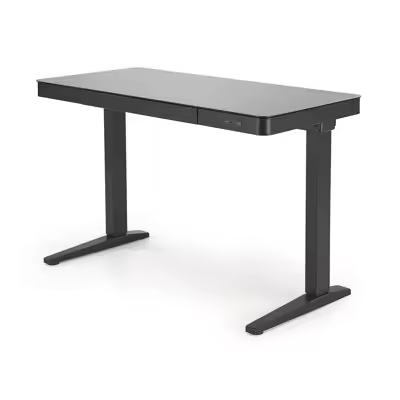 Mesa de trabajo de altura regulable Houston 1703 , Muebles ES, Altura ajustable, Eléctrico, 120 x 77 x 60cm - 1