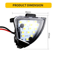 2pcs Lámparas LED Error Free Para Espejo Inferior VW Golf 5 MK5 Variante R32 GTI MK5 EOS Sharan 03-10 OEM#3C0945291 Luz De Puerta De Coche T10 12V 3W - details 3