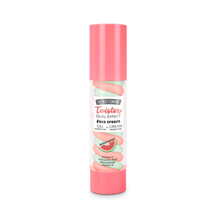 THE FRUIT COMPANY Crema facial Twister Sandía Dual Effect hidratante 50 g / Unidad — oferta en Miravia