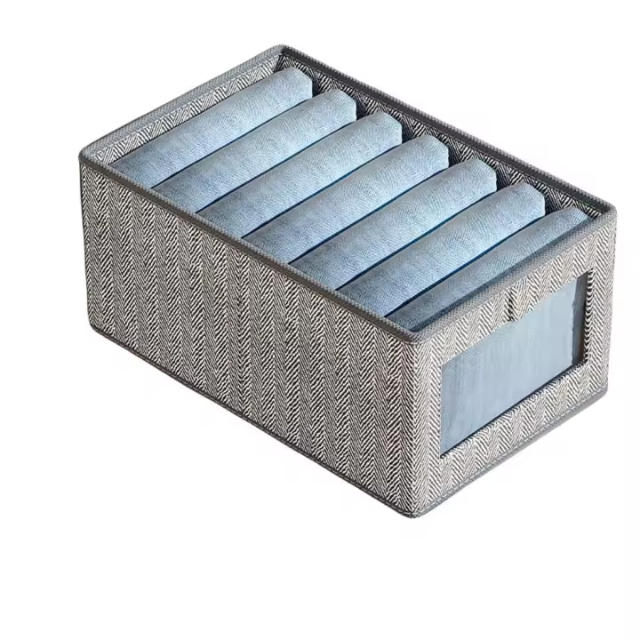 Caja de Alojamiento para Dormitorio Gris 44*30*20cm - 1