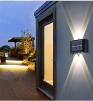 Lámpara De Pared Solar Para Jardín Y Valla Decorativa Luz Luminosa Hacia Arriba Y Abajo Impermeable Con 10/8/6/4 LEDs Iluminación Exterior - details 6