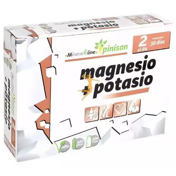Pinisan Magnesio + Potasio 60Comp - 1