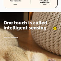 Juguete Interactivo Para Gatos HOOPET Simulación De Pájaro Con Plumas Y Peluche Accesorios Para Jugar Con Gatos Y Gatitos Juguetes De Tela Para Entretenimiento - details 4