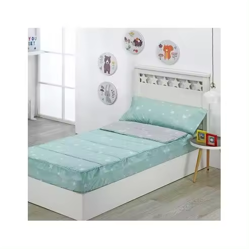 Saco Nórdico con Cremallera, Edredón Ajustable para Cama Infantil, Especial Cama nido y Litera de 90 y Cama de 105 Modelo Estrellas Stars Sibiles 00368 - 1