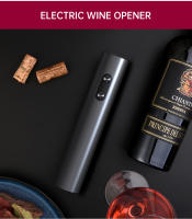 Kit Eléctrico para Abrir Botellas de Vino Kolitong (Caja Regalo Elegante) | Abridor Un Toque + 6 Piezas de Utensilios de Vino | Base Portátil · Inoxidable Profesional · Ideal para Hogar y Fiestas KB1-602301 - details 1