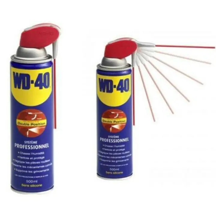 WD40 Spray Multi-Uso 500ml - Lubricante en Spray con 2000 Usos Garantizados - 1
