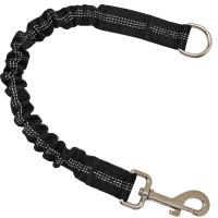 Correa De Perro Absorbedora De Choque Para Medianos Tamaños Juguete Elástico Indestructible Extensión De Cuerda Para Caminar Correa De Entrenamiento Negra - details 4