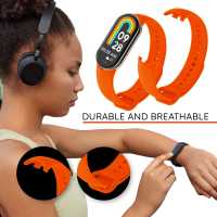 Ociodual Correa de Recambio Compatible con Xiaomi Mi Band 9 y Mi Band 8, de color Rojo Original, Repuesto de Silicona Suave Flexible Sport Goma Transpirable - details 4
