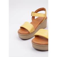 Sandra Fontán CUMBAL Sandalias De Cuña Mujer Amarillo - details 1