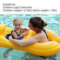 Anillo Inflable De Natación Para Niños Y Bebés Seguridad En La Piscina Asiento Flotador Para Juegos De Agua Chico Y Niña Entrenador De Verano Color Amarillo - details 7