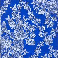 KROWN - Funda Ajustable para Colchón Azul, Cierre con Cremallera, Estampado Floral, Disponible en Diferentes Medidas, Transpirable, Adaptable. 90x190/200 cm,105x190/200 cm,135x190/200 cm,150x190/200 cm - details 3