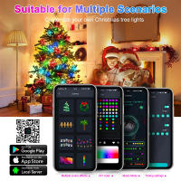 Luces De Hada LED RGB IC Con Control Remoto Y APP Inteligente IP65 Impermeables 5/10/20M Para Decoración Navideña Y Interior Exterior - details 8