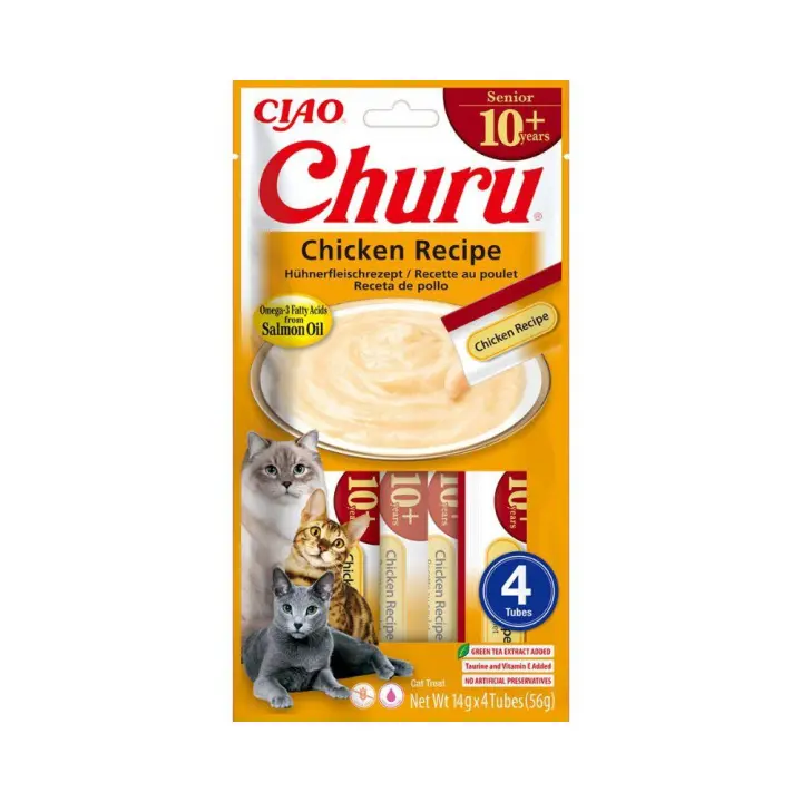 Churu Cat Senior Receta De Pollo 4 X 14Gr - 1