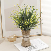 Planta Artificial Verde De Berenjena Para Decoración De Jardín En Casa Accesorio De Boda Fiesta De Navidad Flores Falsas Para Arreglo De Manualidades - details 4