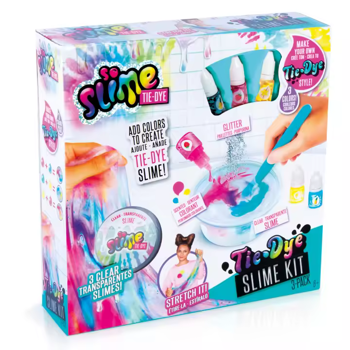 Slime Tie&Dye 3 Pack - Tie&Dye Slime - So Slime - Canal Toys - SSC137 - 1