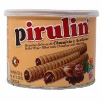 Pirulin barquillo rellenos de delicioso chocolate y avellana Cremoso, Crujiente, mi Piace 300g - details 1