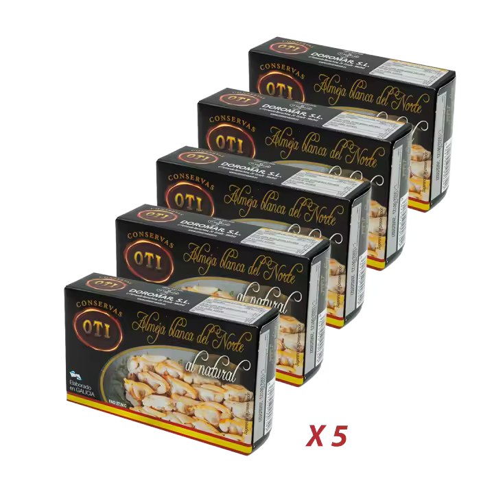OTI  - Almeja blanca del Norte al natural 90 gr - 1