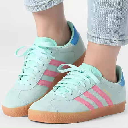 Zapatilla Junior Adidas Originals Gazelle V25 Menta Adzpjv2525Ad - 1