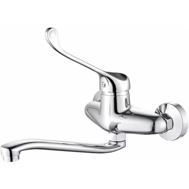 Grifo de baño PMR, cromado, Plisado - 1