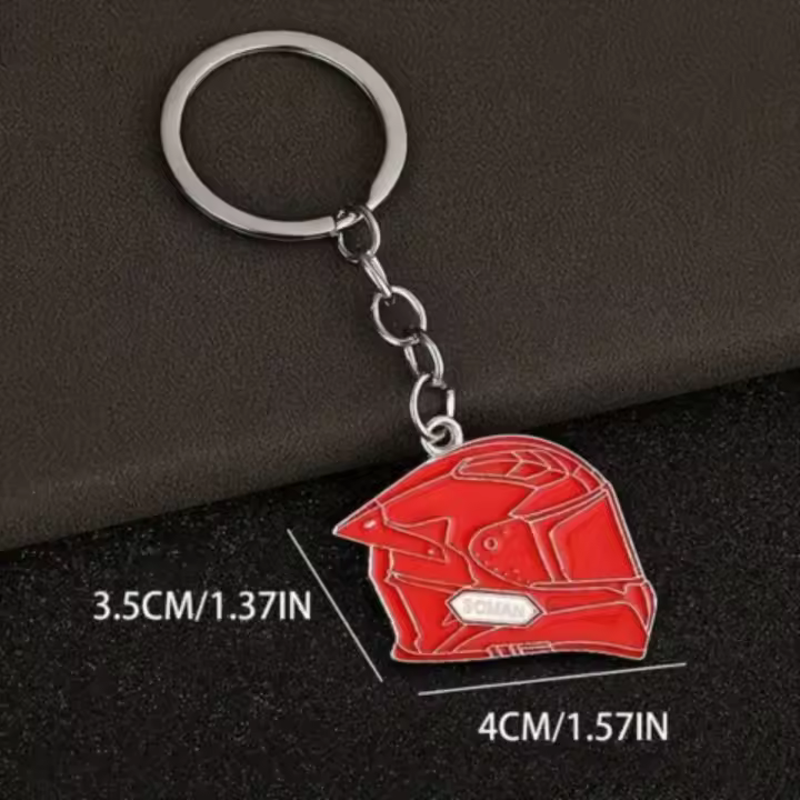 ✅ Llavero De Aleación De Casco De Motocicleta Punk Llavero de aleación, casco de motocicleta, estilo punk, llavero para coche, accesorio para mochila, decoración para motociclistas, regalo para amantes de las motos, llavero robusto, llavero metálico, - 1