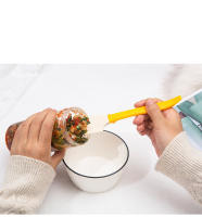 Cuchara De Silicona Para Mantequilla Y Mermelada Resistente Al Calor Y Antideslizante Para Hornear Y Cocinar Gadgets De Cocina BPA-Free Para Desayuno En Pan - details 7
