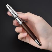 Hongdian 6016 Pluma Fuente De Madera Natural Con Hermoso Tapa De Oráculo EF/F Nib Pluma Retro Para Escritura De Tinta En Oficina Regalo De Negocios - details 4