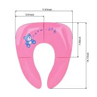 Portable Kids Travel Potty Seat Pad Baby Folding Toilet Training Seat Cover Toddler Urine Assistant Cushion Children Pot Seater - details 18