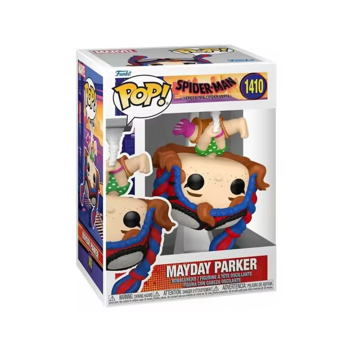 Funko Pop Spider-Man Across The Spider-Verse Figura Mayday Parker con Cabeza Oscilante 82648 - 1