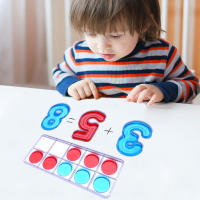Juguetes Montessori De Matemáticas Para Mesa De Luz Translúcida Contable Para Niños De 3 Años Recursos Educativos De Enseñanza - details 0