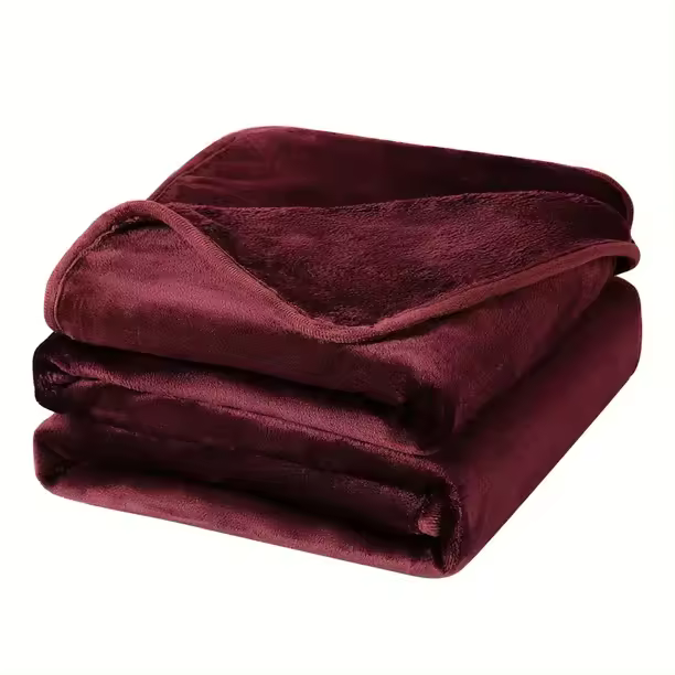 Manta Lisa sofá Cama nordico Lavado mecánico Ligera supercálida tacto suave - 1