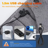 Almohadilla Calefactora Eléctrica De Grapénido Con 3 Niveles Cinturón Uterino Resistente Al Frío Calentador De Cintura Y Manos USB Recargable Calentador Abdominal - details 5