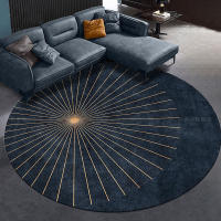 Carpetas Redondas De Piso Resistente a La Suciedad Para Dormitorio Escritorio Juego De Silla Giratoria Estudio Sillín Bajo - details 5