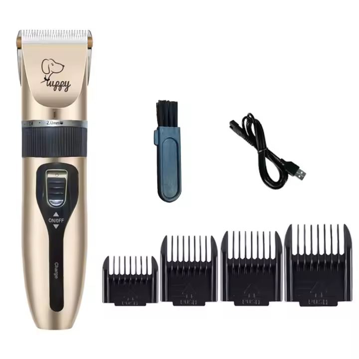 Perro Eléctrico Hair Trimmer de carga USB Pet Hair Clipper de Bajo Ruido Cat Hair Remover PET Grooming Hair Shaver Cutter Machine - 1