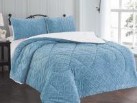 ARISE SHOP--Manta borrego invierno polar manta gruesa duvet sherpa con 2 fundas de cojin, mantas grandes para cama 90cm, 135cm, 150cm, mantas sofa suave, caliente y cómoda - details 6