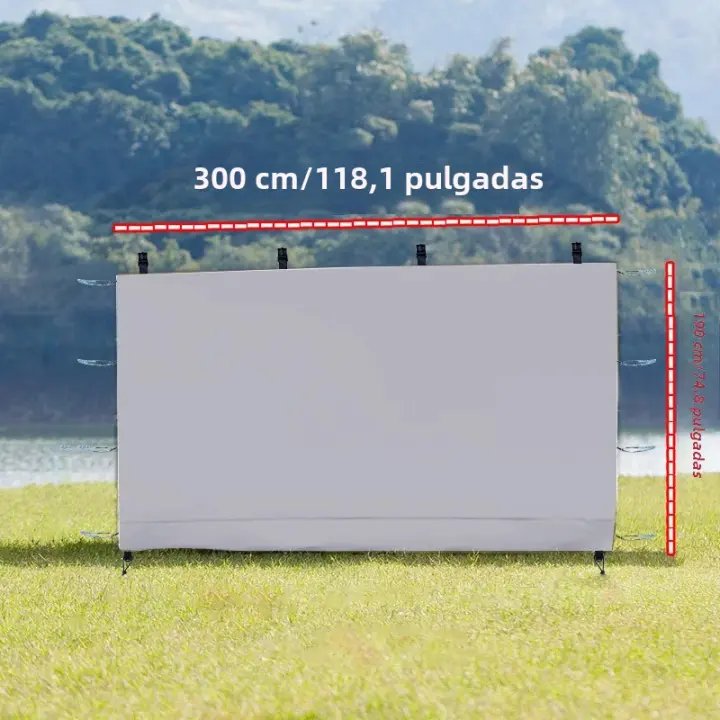 Lona De Sombra Para Canopy Color Gris Claro Impermeable Para Tiendas De Campaña De 10x10 Pies Con Piernas Rectas Accesorio Para Gazebo Exterior 1 Pieza - 1