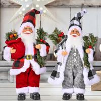 Muñeco De Navidad Santa Claus De 30/40cm Decoración De Árbol De Navidad Juguete De Peluche Para Fiesta De Boda Y Hogar Regalo Para Niños - details 3