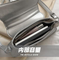 Bolso Bandolera De Cuero Sólido Para Mujer Estilo Lujo Diseñador Bolso De Hombro Underarm Moda 2024 Bolsos Y Monederos Para Dama - details 21