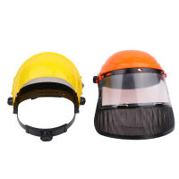 Gorro De Seguridad Para Jardín Con Máscara Protectora De Red Completa Para Trimmer De Grama Motosierra De Bajo Y Protección Forestal - details 4
