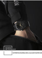 Reloj De Pulsera Para Hombre De Acero Inoxidable Negro Clásico Y De Negocios Resistente Al Agua Con Movimiento De Japón Reloj De Cuarzo Para Hombres - details 5